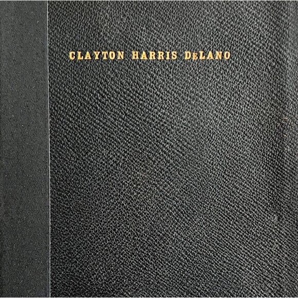 Hon Clayton Harris Delano Memorial 1939 RARE 1/50 Signed & Photo Program PB WHBS